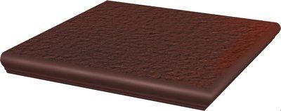 Ступень с капиносом угловая 6231 Cloud Brown STR 330x330x11 Paradyz Z---330X330-1-CLOU.BRKN-2 фото