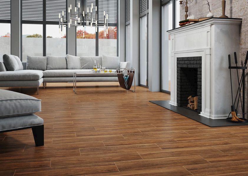 Плитка напольная Ultima Brown 175x600x8 Cerrad 5901779374512 фото