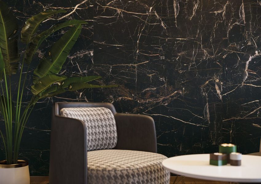 Плитка керамогранітна Marquina Gold RECT 597x597x8 Cerrad 5903313315258 фото