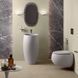 Унітаз підвісний RAK Ceramics CLOUD CLOSC391500 + CLOWC1446500A безобідковий із сидінням Soft Close 536466 фото 4