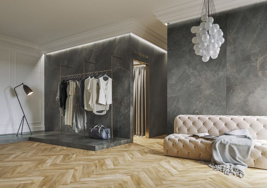 Плитка керамогранітна Masterstone Graphite RECT 597x597x8 Cerrad 5903313315319 фото
