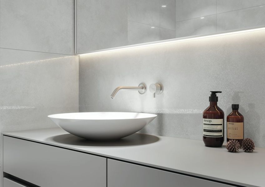 Плитка керамогранитная Apenino Bianco RECT 597x597x8,5 Cerrad 5902510804787 фото