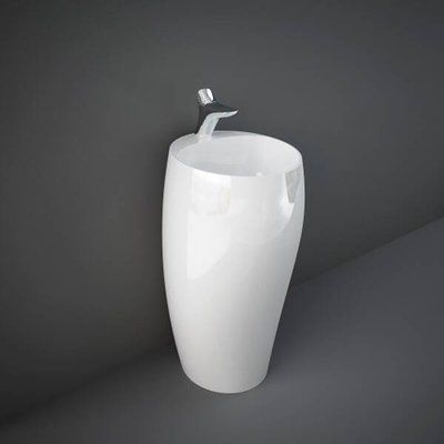 Раковина RAK Ceramics Cloud CLOFS5001AWHA підлогова монолітна 444662 фото