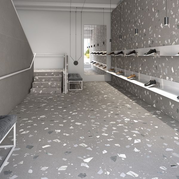 Плитка керамогранітна Elburg-SPR Antracita RECT 800x800x10,5 Arcana 8L42 фото