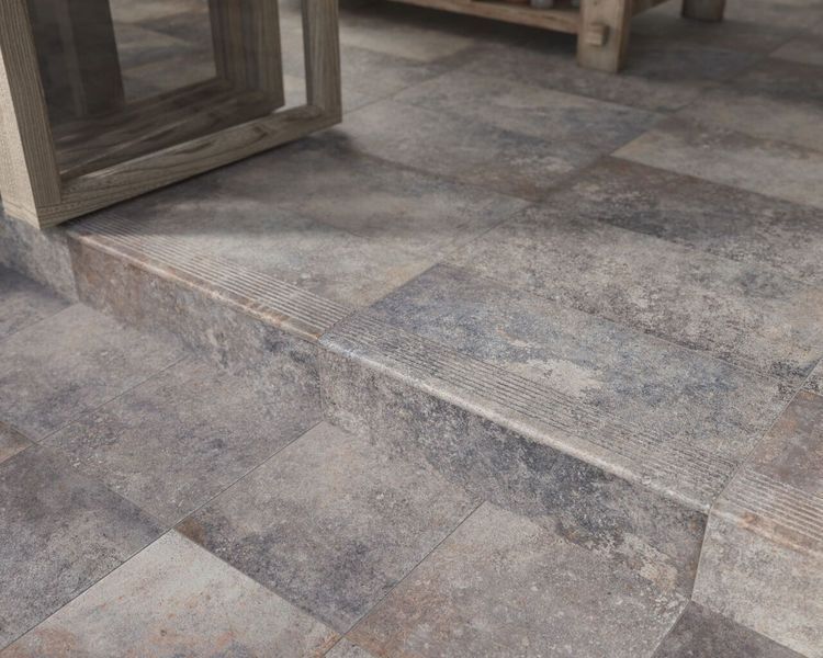 Сходинка з капіносом пряма Viano Grys 300x330x11 Paradyz Z---300X330-1-VIAN.GRKP фото