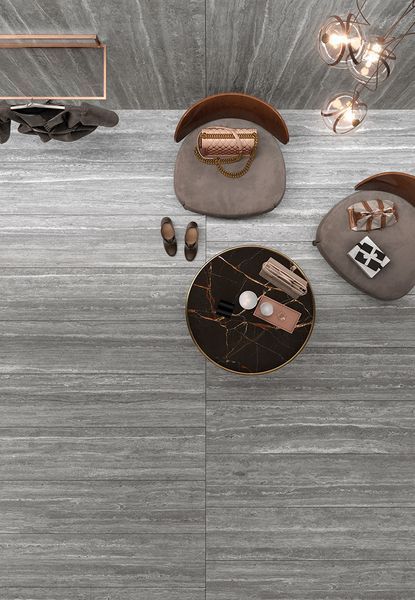 Плитка керамогранитная AWT0 EY 08 Travetino Dark NAT SQ 600x600 Mirage AWT0 фото