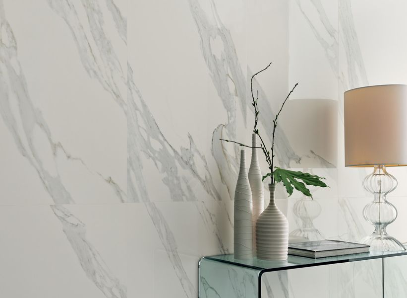 Плитка керамогранитная JW 02 Calacatta Reale LUC SQ 1200x2400x9 Mirage SI90 фото
