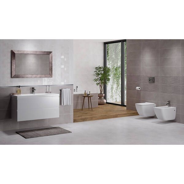 Плитка Opoczno Pl Georgi Cream Structure Satin 25x75 см декор 488115 фото