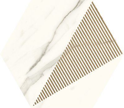 Декор Calacatta Hexagon C 171x198x9,4 Paradyz I-H-171X198-1-CALA.--C-N фото