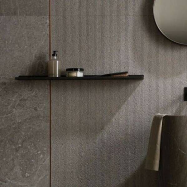 Плитка Porcelanosa Spiga Noir Topo 45x150 см 486750 фото