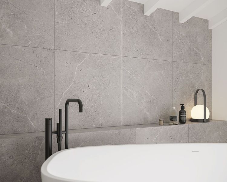Плитка керамогранітна Sunnydust Light Grys RECT 598x598x9 Paradyz R-R-598X598-1-SUNN.GRLG фото