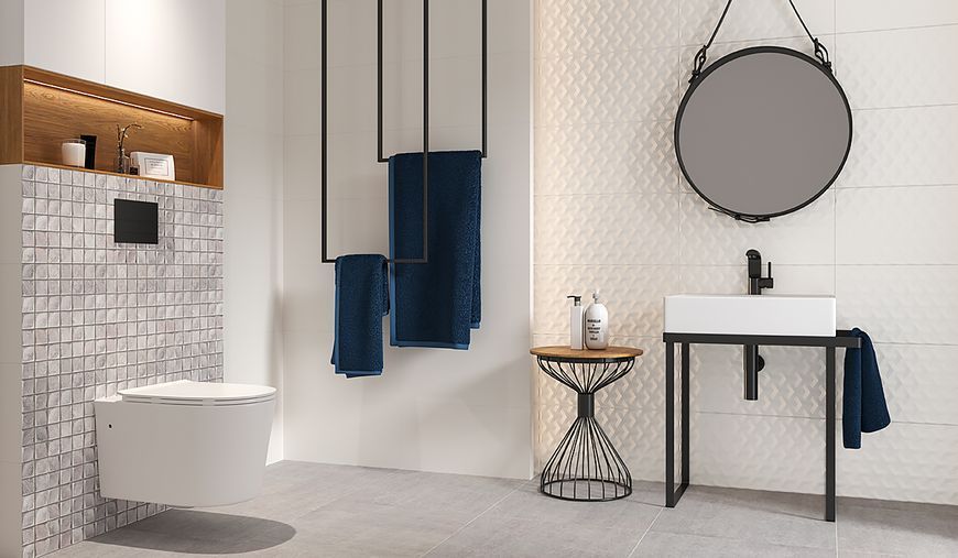 Плитка стінова Harmony Bianco 300x600x9 Paradyz S---300X600-1-HARM.BI фото