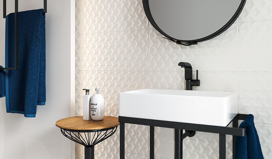 Плитка стінова Harmony Bianco 300x600x9 Paradyz S---300X600-1-HARM.BI фото