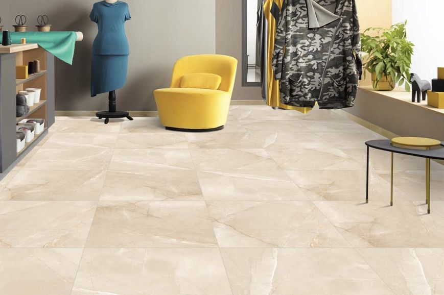 Плитка керамогранітна Pazar Beige POL 600x600 Raviraj Pazar Beige 60x60 polished фото