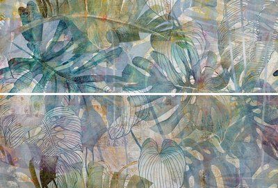 Декор Santi Tropic 2х-элементный RECT 250x750x9 Ceramika Color 5902027038057 фото