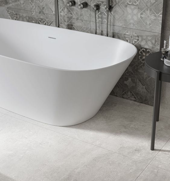 Плитка керамогранітна Softcement White RECT 597x1197x8 Cerrad 5903313315531 фото