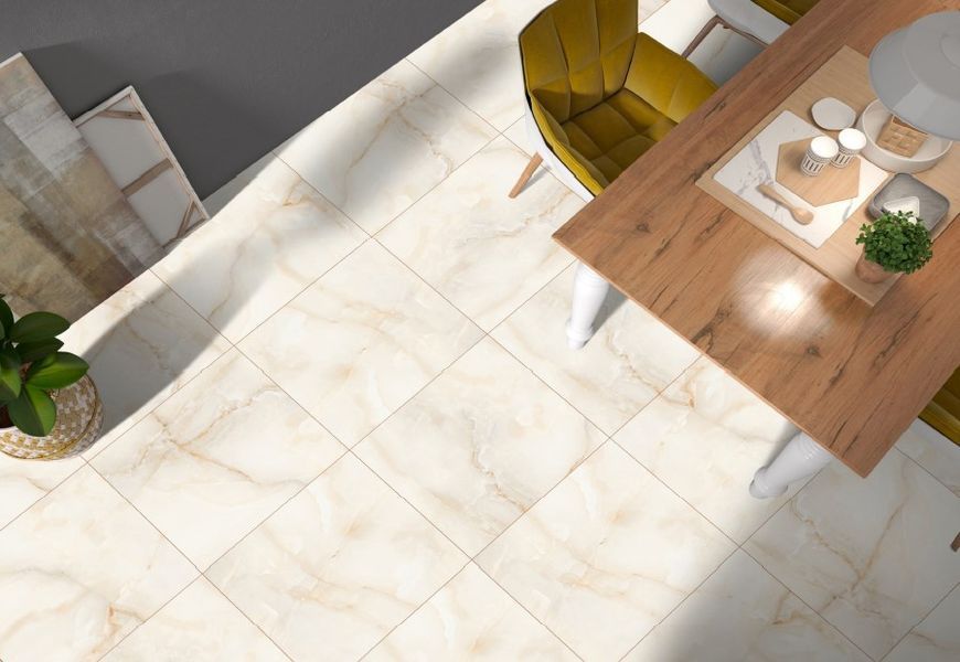 Плитка керамогранитная Aquarius Onyx Beige POL 600x1200 Raviraj Aquarius Onyx Beige 60x120 pol фото