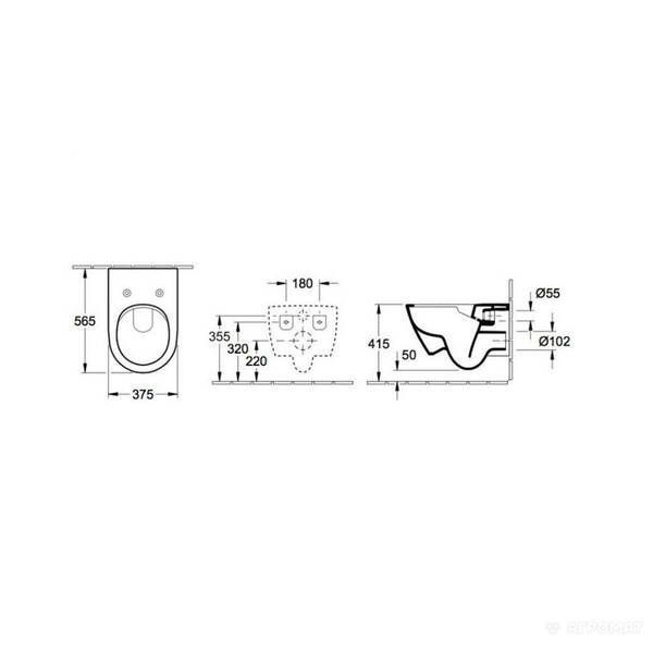 Унітаз підвісний Villeroy&Boch Subway 2.0 5614R201 DirectFlush із сидінням Soft Close 310105 фото