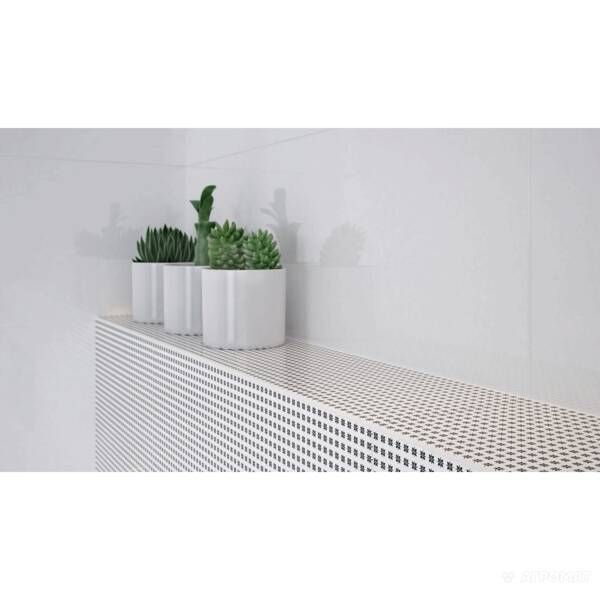 Плитка Opoczno Vivid Colours Vivid White Glossy 25x75 см 282087 фото