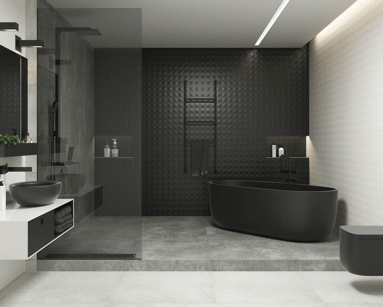 Плитка стінова Modul Grafit C STR 300x600x10 Paradyz SS--300X600-1-MODU.GTC--2 фото