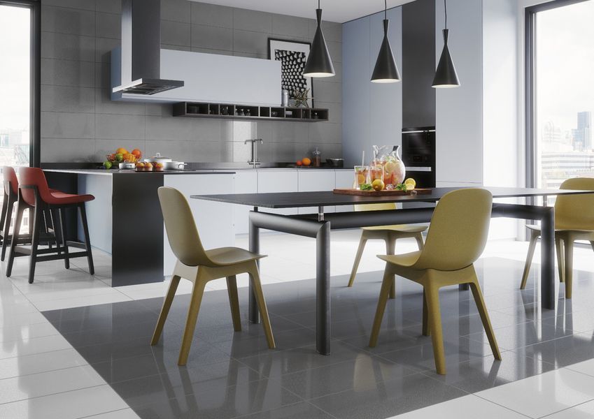 Плитка керамогранітна Cambia Grafit LAP 597x597x8 Cerrad 5903313312424 фото