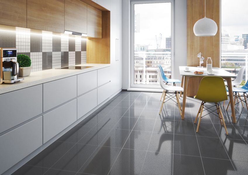 Плитка керамогранітна Cambia Grafit LAP 597x597x8 Cerrad 5903313312424 фото