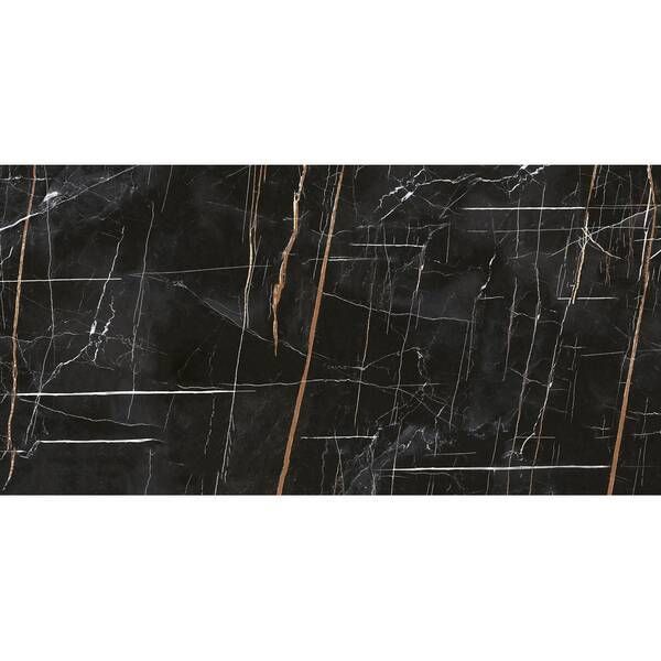 Керамограніт Termal Seramik Ponte Black Full Lapp 60x120 см 450577 фото