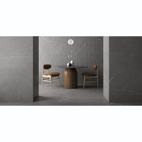 Керамограніт Argenta Ceramica Capri Dark 75х150 535331 фото