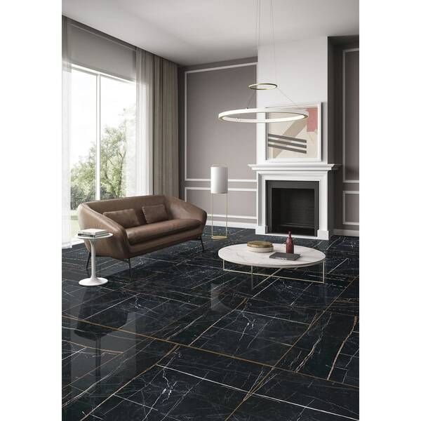 Керамограніт Termal Seramik Ponte Black Full Lapp 60x120 см 450577 фото