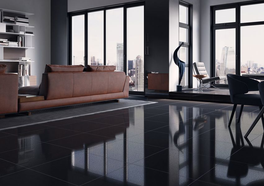 Сходинка Cambia Black LAP 297x1197x8 Cerrad 5903313312578 фото